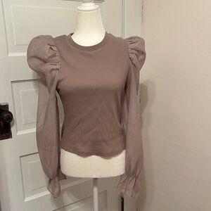 Worn Once Chic Puff Sleeve Blouse